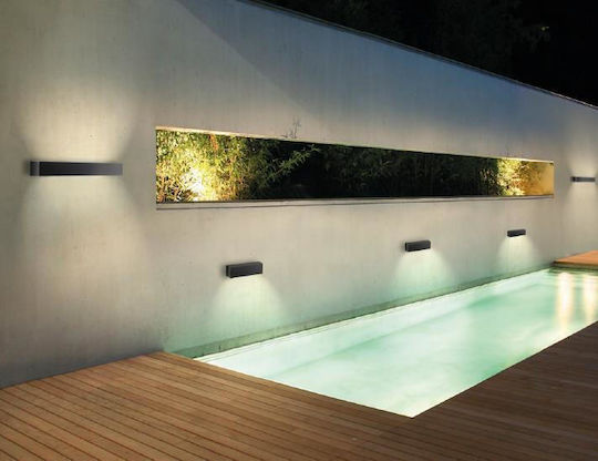 Zafferano Wasserdicht Wandmontierte Außenbeleuchtung LED 4W 3000K 4,5x18x3cm Zafferano Wasserdicht Wandmontierte Außenbeleuchtung LED 4W 3000K 4,5x18x3cm