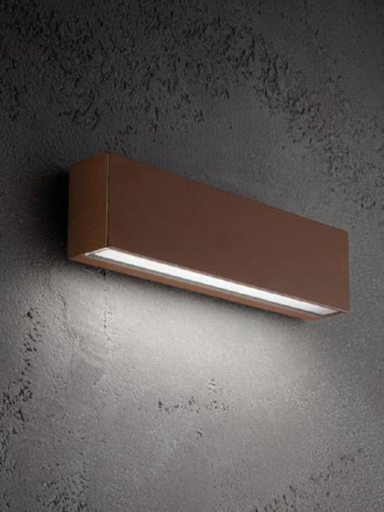 Zafferano Waterproof Wall-Mounted Outdoor Lighting LED 4W 3000K 4.5x18x3cm Zafferano Waterproof Wall-Mounted Outdoor Lighting LED 4W 3000K 4.5x18x3cm