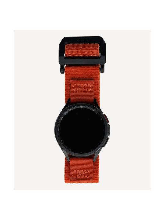 UAG Active Strap Λουράκι Υφασμάτινο Πορτοκαλί (Galaxy Watch4/5/6/7/FE/4 Classic/6 Classic/5 Pro)