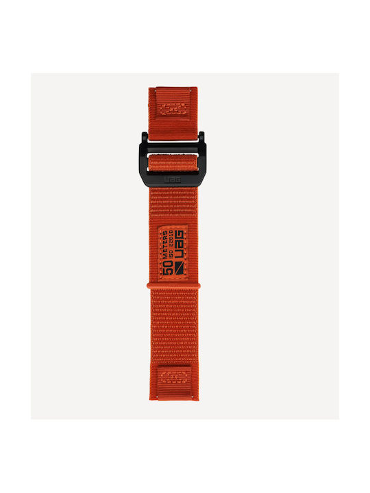 UAG Active Strap Λουράκι Υφασμάτινο Πορτοκαλί (Galaxy Watch4/5/6/7/FE/4 Classic/6 Classic/5 Pro)
