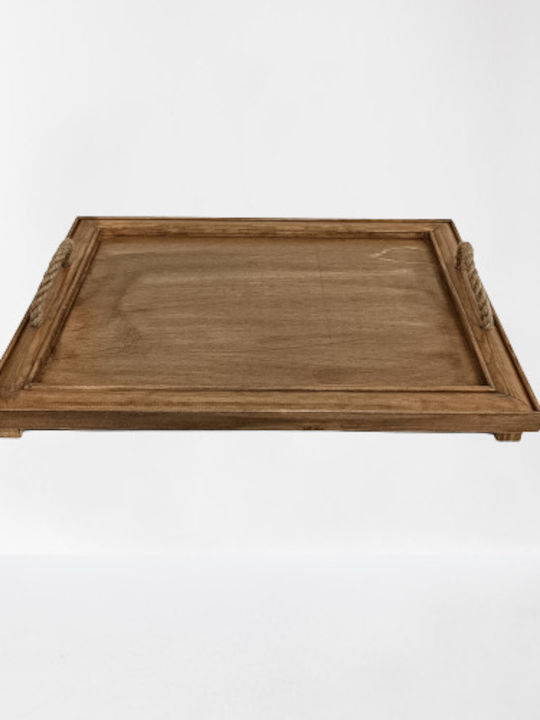 Korres Craft Ξύλινος Δίσκος Σερβιρίσματος 34x43x4cm