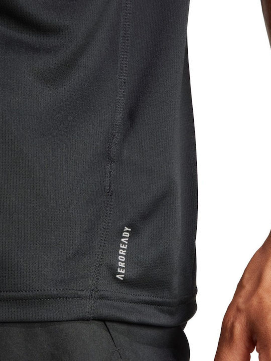 Run It Aeroready Tricou sport Negru