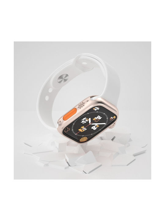 Πλαστική Θήκη σε Ροζ Χρυσό χρώμα για Apple Watch Series 6 / 5 / 4 / SE 40mm