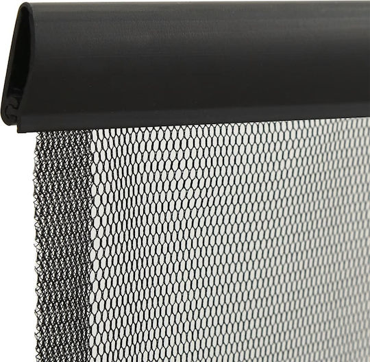 vidaXL Κουρτίνα Πόρτας από Ύφασμα Μαύρη 100x220cm 148710