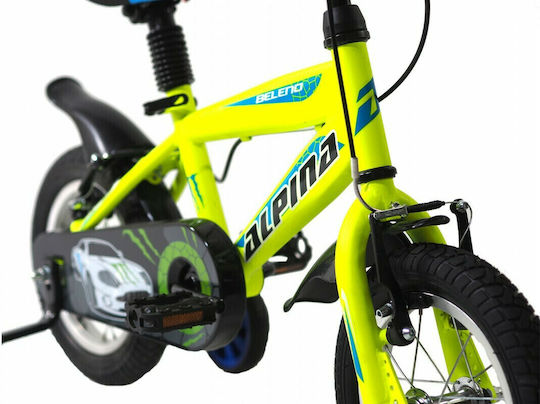 Alpina Beleno 12" Παιδικό Ποδήλατo BMX (2020) Κίτρινο