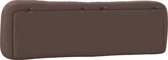 vidaXL Brown Faux Leather Headboard Cushion 190x48cm