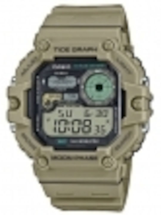Casio Ρολόι Μπαταρίας με Καουτσούκ Λουράκι