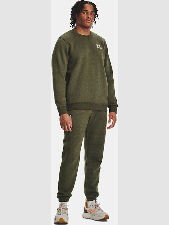 Essential Παντελόνι Φόρμας Γυαλιστερό με Λάστιχο Marine Od Green