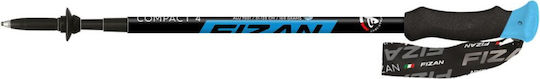 Fizan F63 Compact Telescopice Baston de trekking din aluminiu 2 buc Albastru