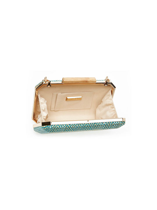 Verde Women's Bag Shoulder Light Blue