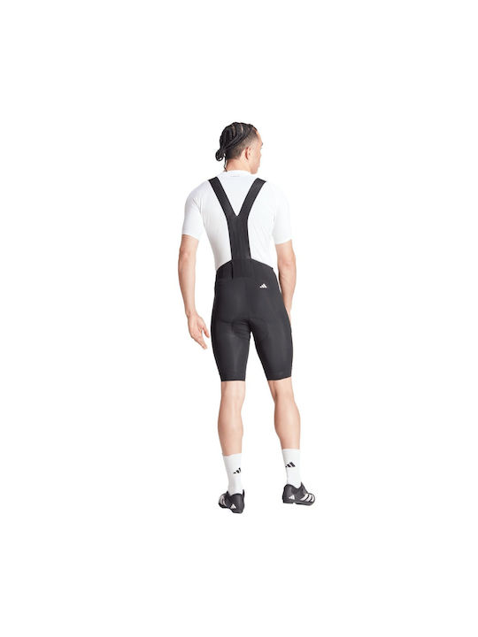 adidas Padded Men's Cycling Pants with Braces Black adidas Padded Men's Cycling Pants with Braces Black