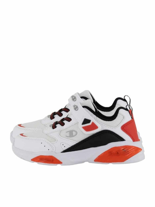 Wave Παιδικά Sneakers με Σκρατς & Φωτάκια Λευκά S32778-WW007