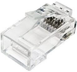 Equip Ștecher RJ-45 masculin 100buc Transparent (121146)
