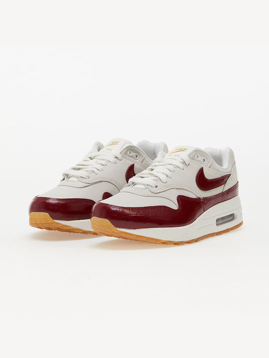 Nike Air Max 1 Lx Sneakers Sail / Team Red / Gum Light Brown