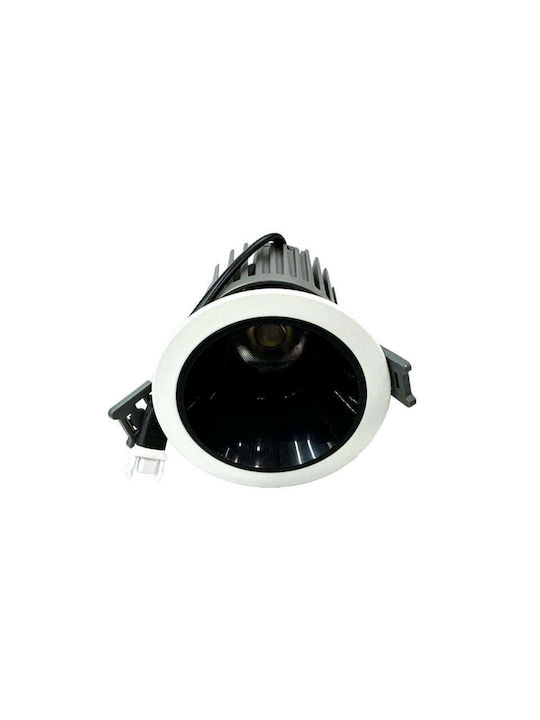 Spot Light Einbau Spot mit integriertem LED und Kaltweißes Licht Weiß 1Stück Spot Light Einbau Spot mit integriertem LED und Kaltweißes Licht Weiß 1Stück