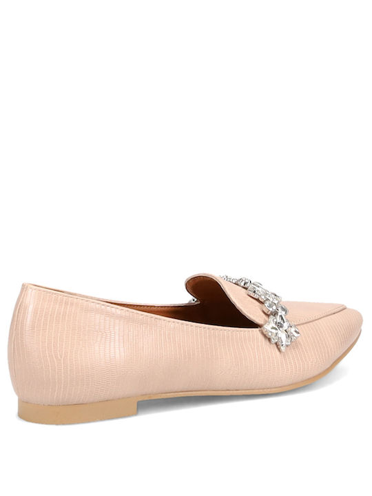 Women's Moccasins in Pink Color