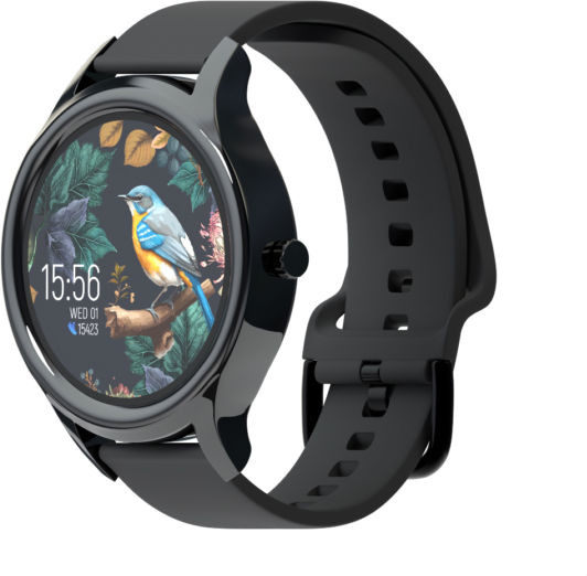 Forever ForeVive 3 SB-340 43mm Smartwatch με Παλμογράφο (Μαύρο)