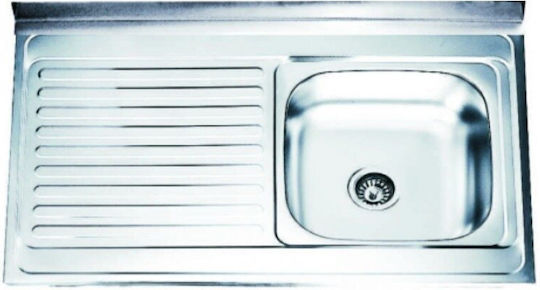 Inter Ceramic Alpaca Drop-In Inox 100x60см Сребрист Inter Ceramic Alpaca Drop-In Inox 100x60см Сребрист