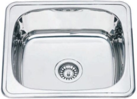 Inter Ceramic Alpaca ICSETICF71085497313ICKD4842/4640 Drop-In Spüle Inox B48xT42cm Silber