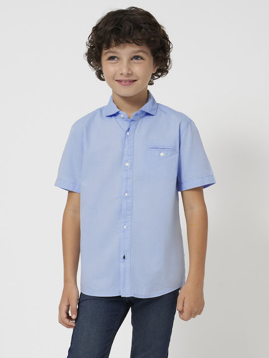 Mayoral Kids Shirt Light Blue