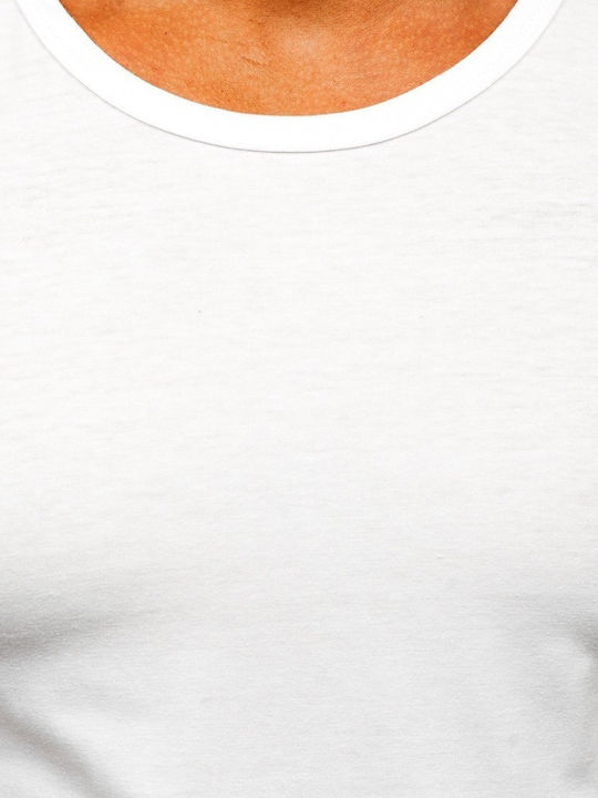 Men's Undershirts Λευκό 1Pachet