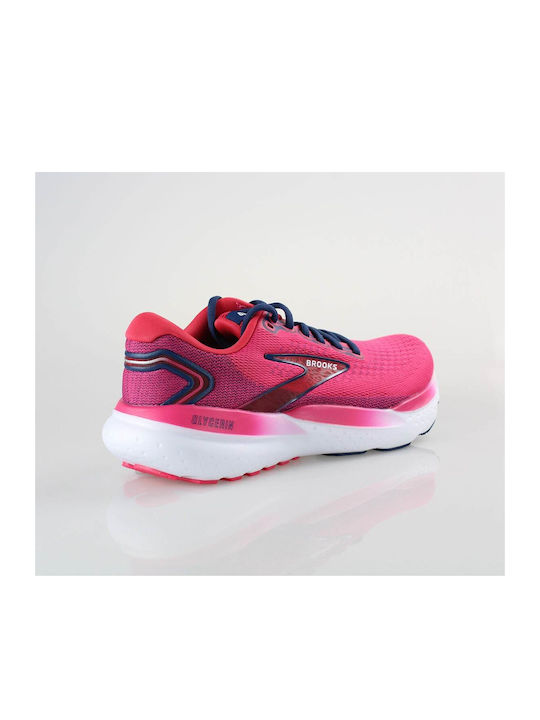 Brooks Glycerin 21 Γυναικεία Αθλητικά Παπούτσια Running Ροζ