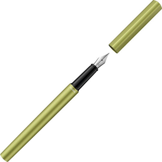Pelikan Replacement Nib Medium Green made of Steel with Blue Ink and with 1 Replacement Nibs