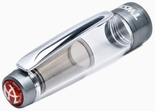Twsbi Diamond 580 AL R Калиграфска Писалка Extra Fine 1.1мм Сребрист от Пластмаса Никелово сиво