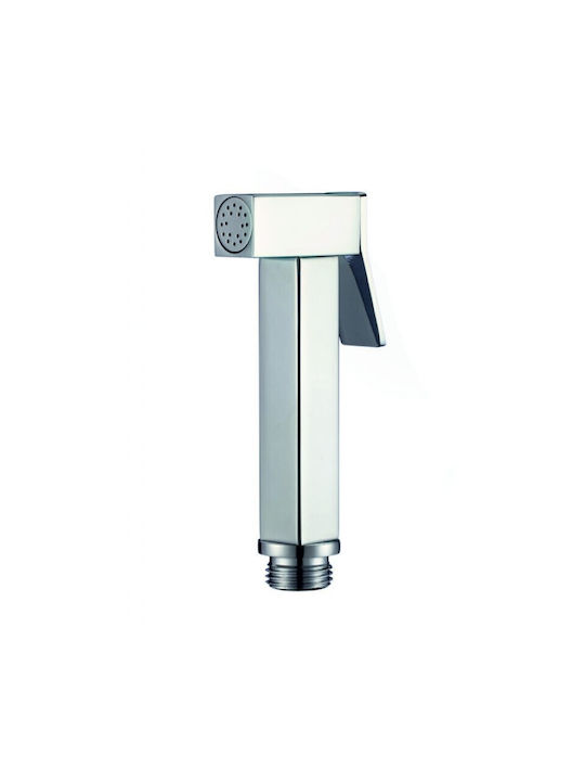 Inter Ceramic Μίκτης Μπαταρίας Εντοιχισμού για Ντουζιέρα Ασημί