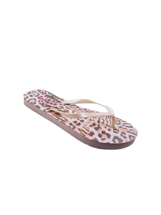 Mitsuko Frauen Flip Flops in Rosa Farbe