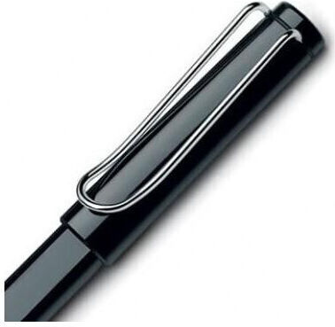 Lamy Safari Set Füllfederhalter Fein Schwarze aus Kunststoff mit Schwarzer Tintenfarbe