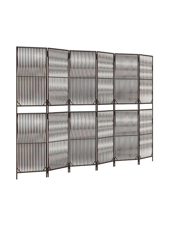 vidaXL Decorativ Paravan din Rattan 294x200cm