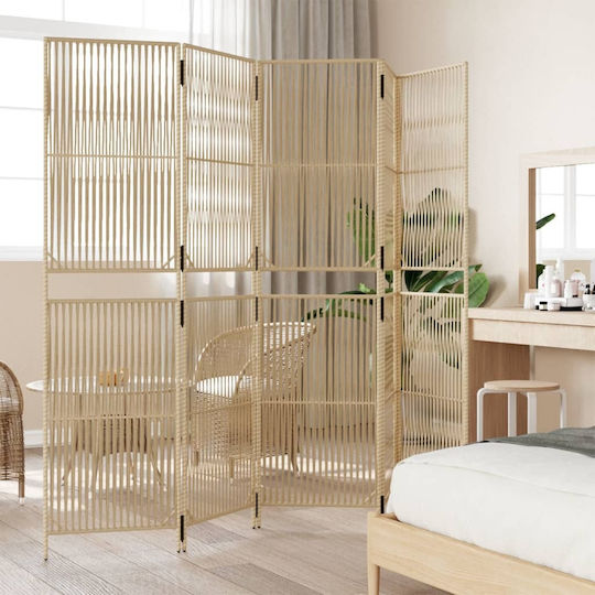 vidaXL Διακοσμητικό Παραβάν από Rattan 245x200cm