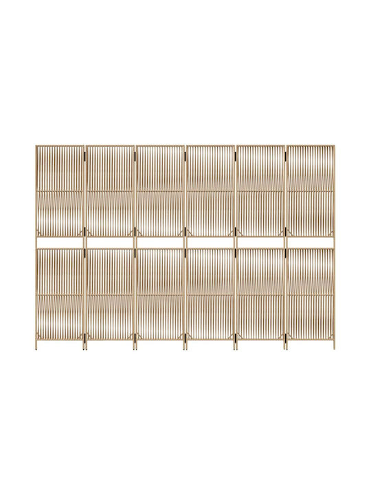 vidaXL Decorativ Paravan din Rattan 294x200cm