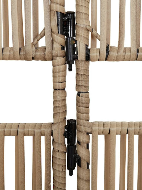 vidaXL Dekorativer Raumteiler aus Rattan 245x200cm