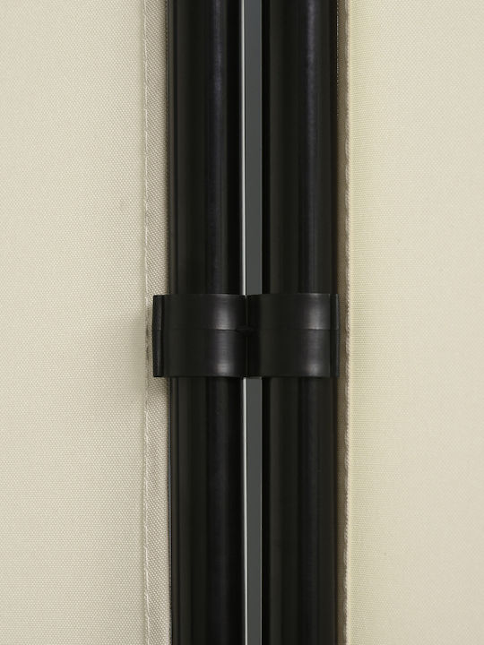 HomCom Διακοσμητικό Παραβάν Μεταλλικό 253x182cm