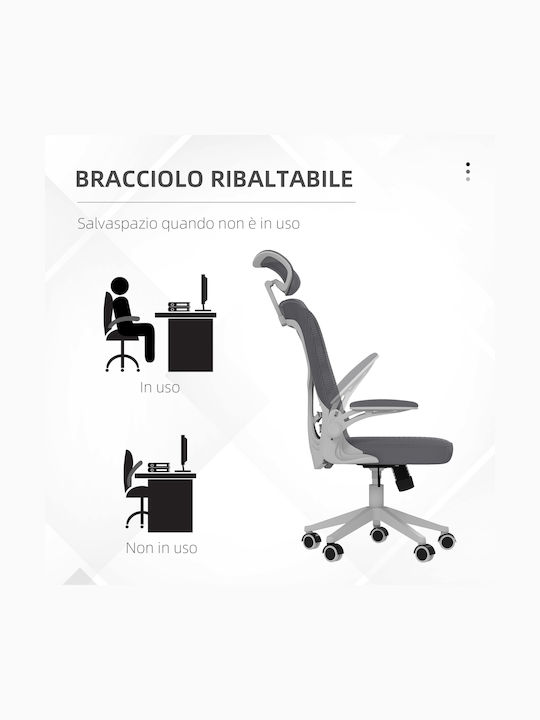 Vinsetto Office Chair with Adjustable Arms Black
