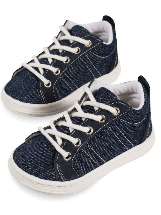 Babywalker Βαπτιστικά Υφασμάτινα Sneakers Μπλε