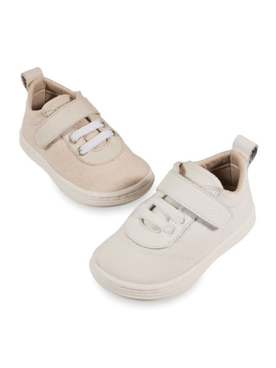 Babywalker Βαπτιστικά Υφασμάτινα Sneakers Λευκά