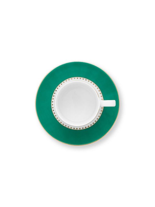 PiP Studio Love Birds Cup Espresso Porcelain Green 125ml