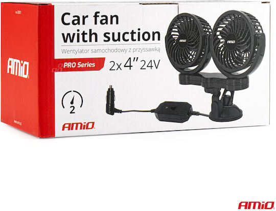AMiO Dublu Ventilator auto 24V