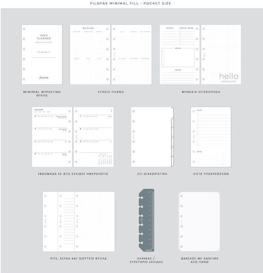 Filofax Pocket Notizbuch