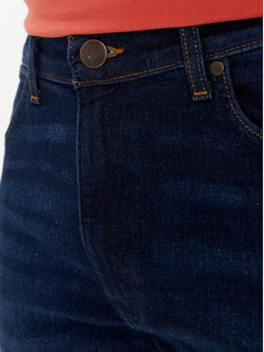 Wrangler Larston Pantaloni Jeans pentru Bărbați cu Croială Slim Blue