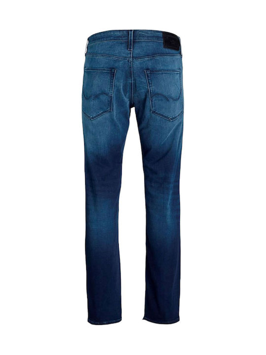 Jack & Jones Pantalon De Blugi Pentru Bărbați Slim Fit Linie Straight Albastru Jack & Jones Pantalon De Blugi Pentru Bărbați Slim Fit Linie Straight Albastru