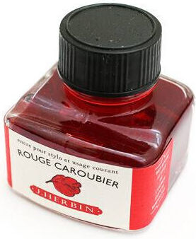 Jacques Herbin Replacement Ink for Pen is packaged in a beautiful bottle with a special position to hold the pen horizontally These bottles are called 30ml