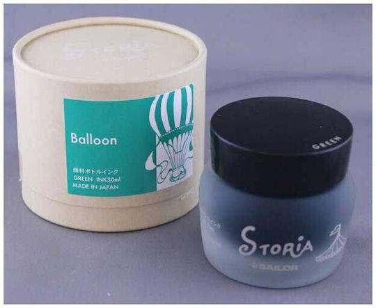 Sailor Ersatz- und Füllfederhaltertinten für Füllfederhalter Grün 30ml