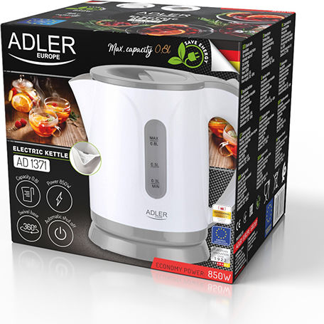 Adler Βραστήρας 800ml 850W Λευκός