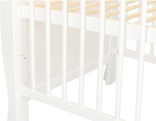 Qmini Baby-Bettlaken Für Krippe Baumwolle Alb 120x60cm