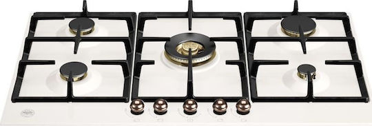 Bertazzoni Gaskochfeld Autonom 89x52.2εκ. Beige