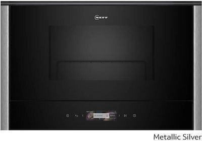 Neff Built-in Microwave Oven 21lt Black / Metallic Silver